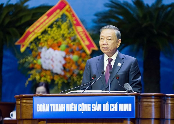 Phát biểu của Tổng Bí thư, Chủ tịch nước Tô Lâm tại Đại hội đại biểu toàn quốc Đoàn TNCS Hồ Chí Minh lần thứ XIII