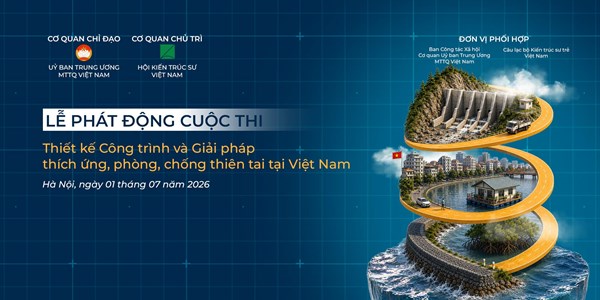 Thông tin về cuộc thi “Thiết kế công trình và giải pháp thích ứng, phòng, chống thiên tai tại Việt Nam“