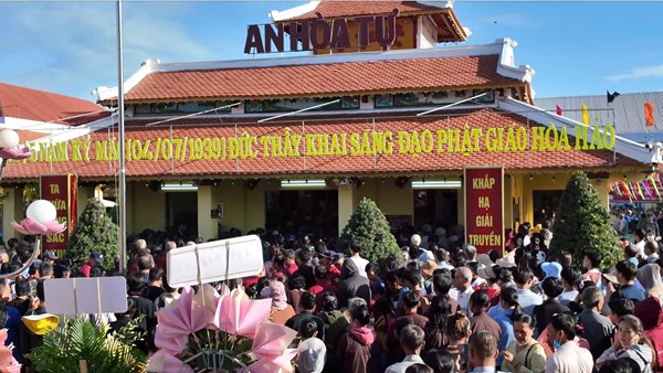 Ban Trị sự Trung ương Giáo hội Phật Giáo Hòa Hảo gửi thư cảm ơn Chủ tịch Bùi Thị Minh Hoài