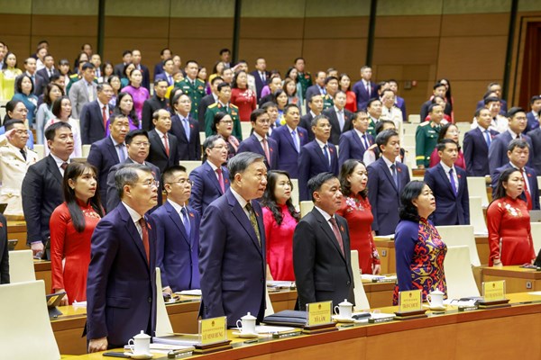 Khai mạc trọng thể Kỳ họp không thường lệ thứ Nhất, Quốc hội khóa XVI