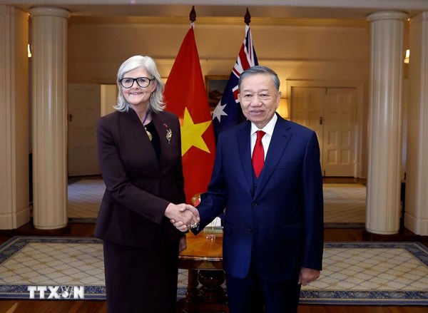 Tổng Bí thư, Chủ tịch nước Tô Lâm hội kiến Toàn quyền Australia 