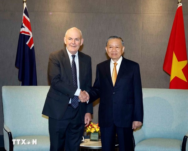 Tổng Bí thư, Chủ tịch nước Tô Lâm tiếp Quyền Chủ tịch Hội Hữu nghị New Zealand-Việt Nam 