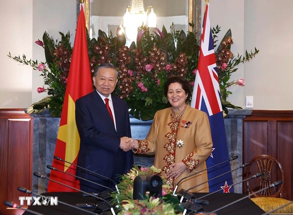 Tổng Bí thư, Chủ tịch nước Tô Lâm hội kiến Toàn quyền New Zealand Dame Cindy Kiro