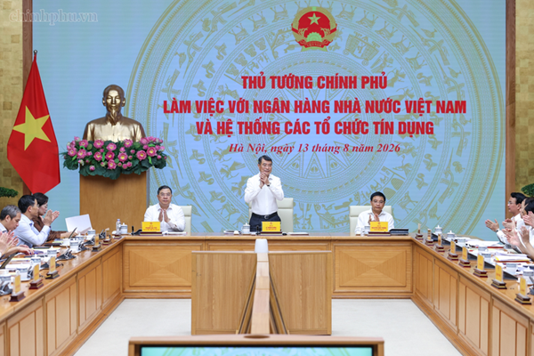 Kết luận của Thủ tướng Lê Minh Hưng tại Buổi làm việc với Ngân hàng Nhà nước Việt Nam và hệ thống các tổ chức tín dụng