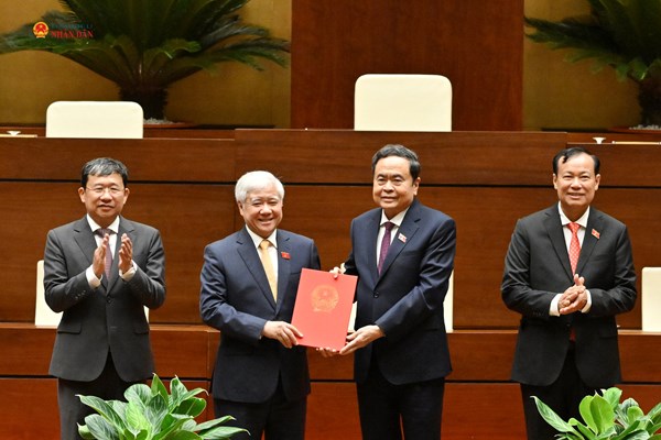 Chủ tịch Quốc hội Trần Thanh Mẫn dự Lễ công bố Nghị quyết thành lập Tổ chức Nghị sĩ hữu nghị Việt Nam khóa XVI