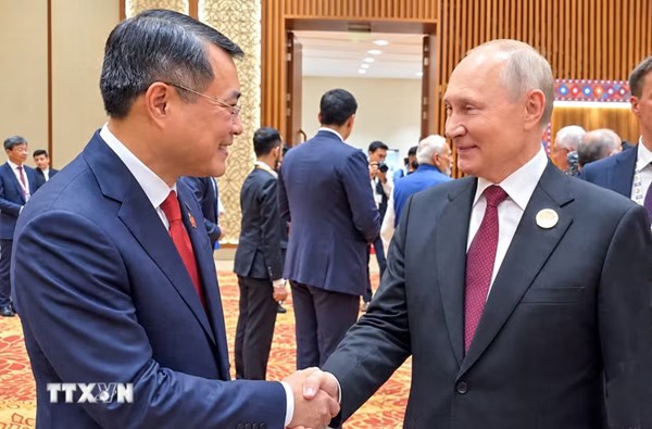 Thủ tướng Lê Minh Hưng gặp lãnh đạo các nước, tổ chức quốc tế nhân dịp tham dự Hội nghị thượng đỉnh BRICS lần thứ 18 