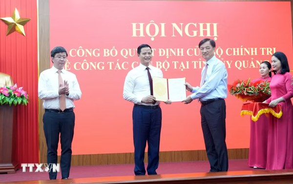 Đồng chí Vương Quốc Tuấn được chỉ định giữ chức Bí thư Tỉnh ủy Quảng Trị 