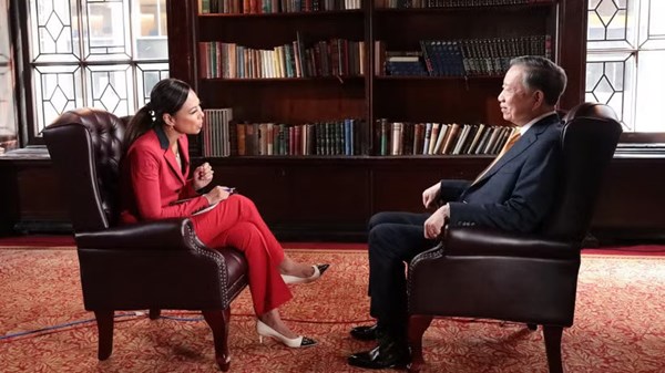 Tổng Bí thư, Chủ tịch nước Tô Lâm trả lời phỏng vấn kênh truyền hình Bloomberg TV 