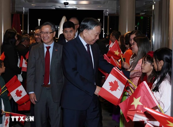 Tổng Bí thư, Chủ tịch nước Tô Lâm bắt đầu thăm cấp Nhà nước tới Canada 