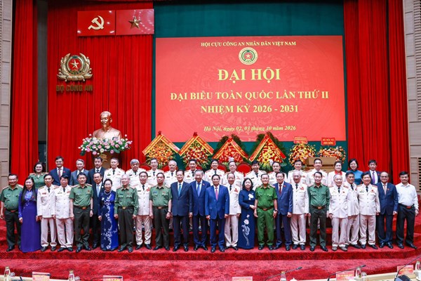 Tổng Bí thư, Chủ tịch nước Tô Lâm dự Đại hội đại biểu toàn quốc Hội Cựu Công an nhân dân Việt Nam lần thứ II