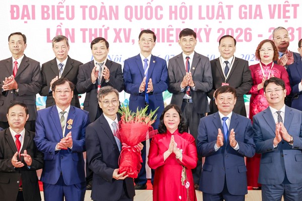 Chủ tịch Bùi Thị Minh Hoài dự Đại hội đại biểu toàn quốc Hội Luật gia Việt Nam lần thứ XV, nhiệm kỳ 2026-2031