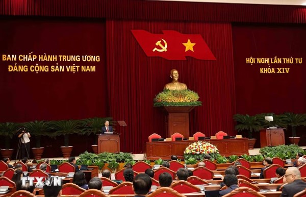 Thông báo Hội nghị lần thứ tư Ban Chấp hành Trung ương Đảng khóa XIV 