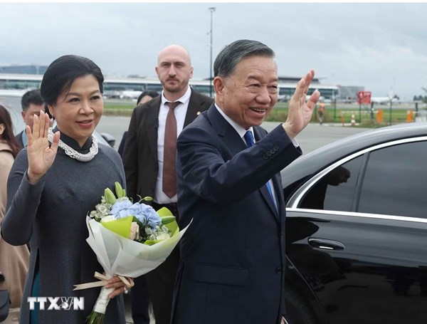 Tổng Bí thư, Chủ tịch nước Tô Lâm và Phu nhân bắt đầu thăm chính thức EU và Bỉ