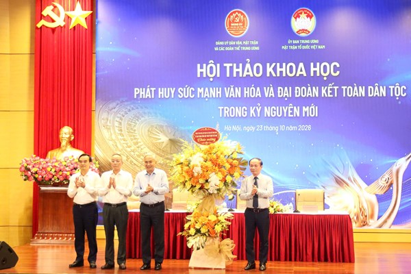 Phát huy sức mạnh văn hóa và đại đoàn kết toàn dân tộc trong kỷ nguyên mới