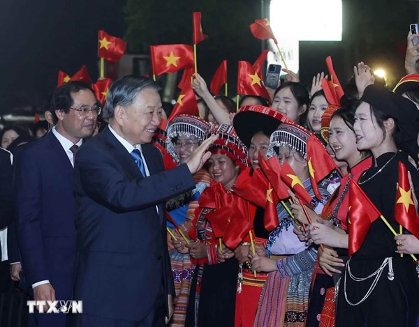 Tổng Bí thư, Chủ tịch nước Tô Lâm: Thái Nguyên cần phấn đấu là địa phương có hạ tầng đồng bộ, quản trị hiện đại