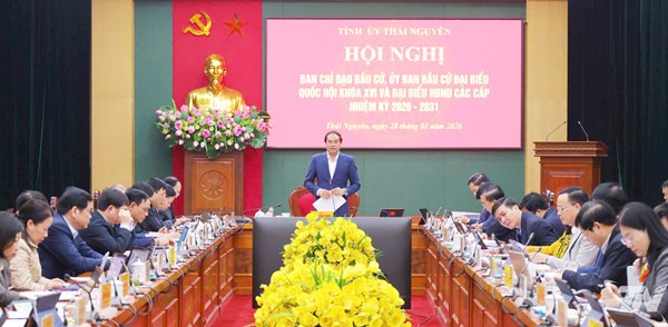 Thái Nguyên: Chuẩn bị tốt các điều kiện cho bầu cử đại biểu Quốc hội và đại biểu Hội đồng nhân dân các cấp.