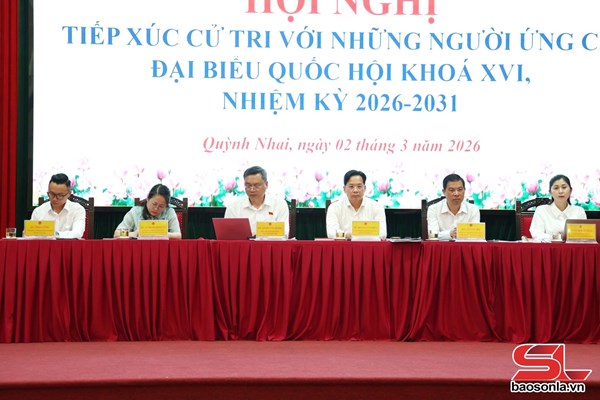 Sơn La: Đối thoại dân chủ, tâm huyết giữa ứng cử viên và cử tri