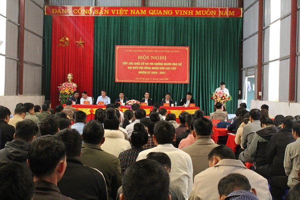 Lai Châu: Phản ánh trung thực ý kiến, nguyện vọng của cử tri đến HĐND tỉnh và các cơ quan có thẩm quyền