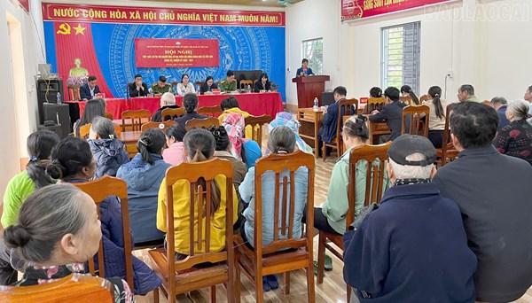 Lào Cai: Xã Cốc San và phường Lào Cai hoàn thành hội nghị tiếp xúc cử tri với người ứng cử đại biểu HĐND các cấp