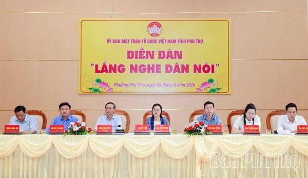 Phú Thọ: Tiếp thu tâm tư, nguyện vọng của Nhân dân để nâng cao hiệu quả quản lý và phục vụ