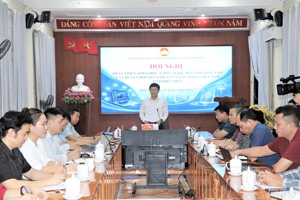 Điện Biên: Ủy ban MTTQ Việt Nam tỉnh đẩy mạnh chuyển đổi số
