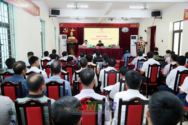 Sơn La: Hội nghị “Tháng nghe dân nói”