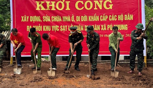 Điện Biên: Pú Nhung khẩn trương khởi công nhà ở cho các hộ dân di dời khỏi khu vực sạt lở
