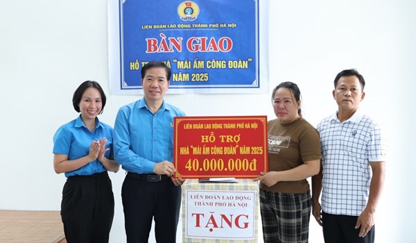 “Mái ấm Công đoàn” chắp cánh ước mơ an cư