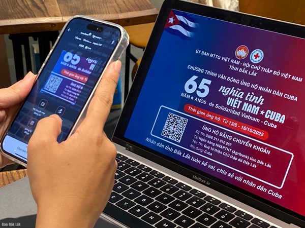 Ủy ban MTTQ Việt Nam tỉnh Đắk Lắk kêu gọi ủng hộ nhân dân Cuba