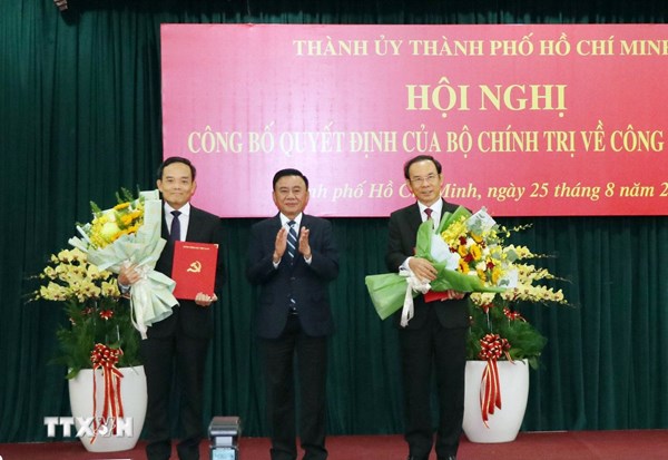 Đồng chí Trần Lưu Quang giữ chức Bí thư Thành ủy Thành phố Hồ Chí Minh