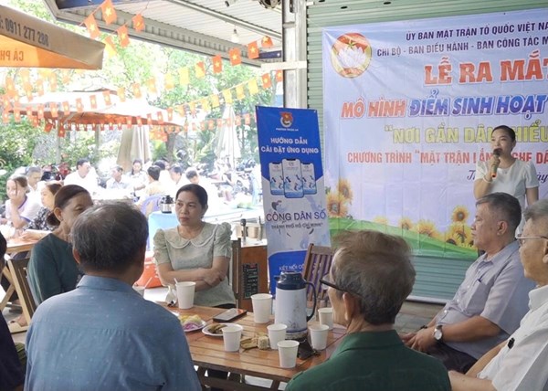 TP Hồ Chí Minh: Mô hình sinh hoạt cộng đồng để người dân bày tỏ tâm tư