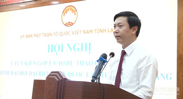 Lạng Sơn: Ủy ban MTTQ Việt Nam tỉnh phát động phong trào thi đua yêu nước giai đoạn 2025 - 2030