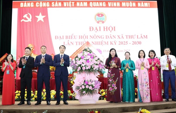 Hà Nội: Xã Thư Lâm tổ chức thành công Đại hội điểm Hội Nông dân cấp xã