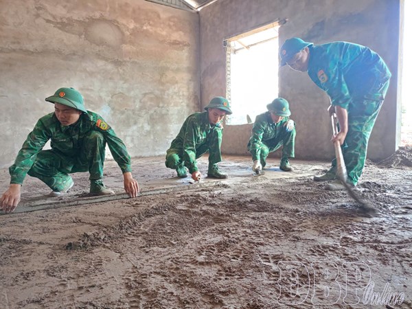 Điện Biên: Khẩn trương làm nhà cho người dân vùng thiên tai