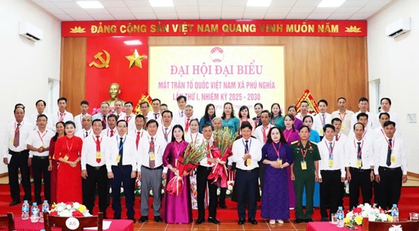 Hà Nội: Đại hội đại biểu MTTQ Việt Nam xã Phú Nghĩa, lần thứ I, nhiệm kỳ 2025-2030