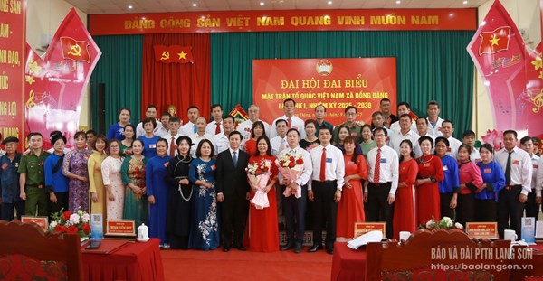 Lạng Sơn: Đại hội MTTQ Việt Nam xã Đồng Đăng nhiệm kỳ 2025 - 2030 thành công tốt đẹp