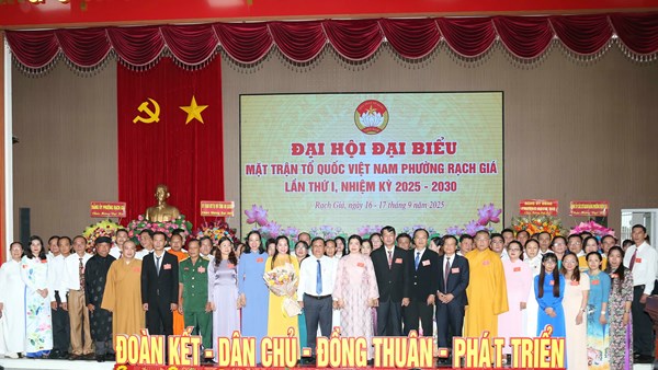 An Giang: Phường đông dân nhất cả nước tổ chức Đại hội đại biểu MTTQ Việt Nam lần thứ I