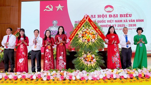 Hà Nội: Đại hội đại biểu MTTQ Việt Nam xã Vân Đình lần thứ I, nhiệm kỳ 2025 - 2030
