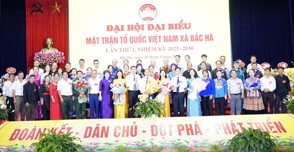 Lào Cai: Đại hội đại biểu Mặt trận Tổ quốc Việt Nam xã Bắc Hà lần thứ I, nhiệm kỳ 2025 – 2030