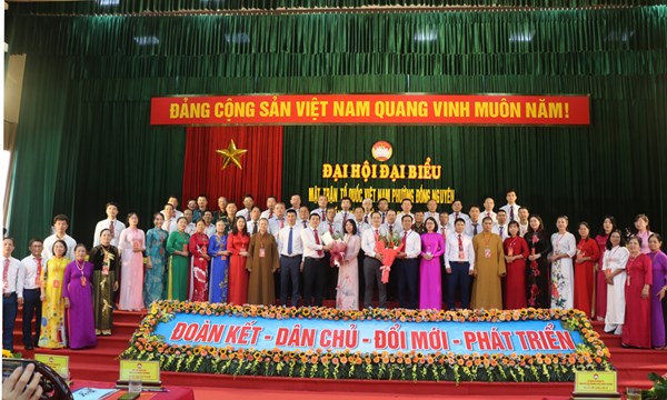 Bắc Ninh: Đại hội đại biểu MTTQ Việt Nam phường Đồng Nguyên lần thứ I, nhiệm kỳ 2025-2030