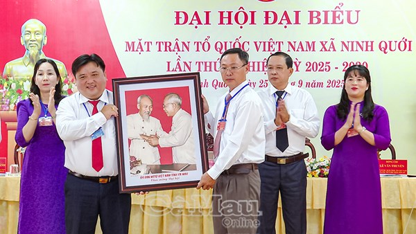 Cà Mau: Đại hội đại biểu MTTQ Việt Nam xã Ninh Quới, xã Phong Hiệp  lần thứ I, nhiệm kỳ 2025-2030 