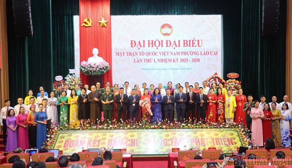 Lào Cai: Đại hội đại biểu Mặt trận Tổ quốc Việt Nam phường Lào Cai lần thứ I, nhiệm kỳ 2025 - 2030