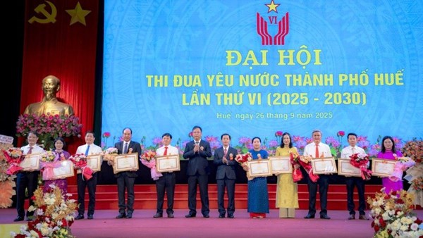Thành phố Huế nhân rộng các phong trào thi đua yêu nước giai đoạn 2025-2030