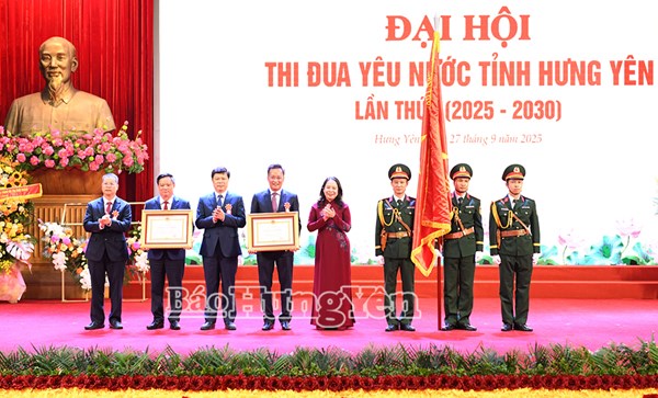 Hưng Yên: Đại hội thi đua yêu nước lần thứ I, nhiệm kỳ 2025-2030 