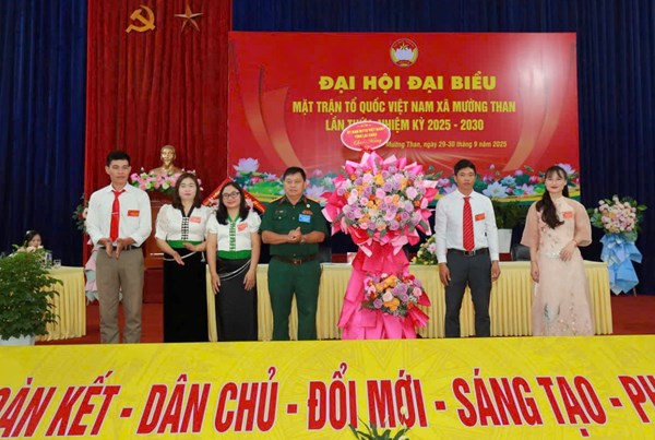 Lai Châu: Đại hội Đại biểu MTTQ Việt Nam xã Mường Than lần thứ I, nhiệm kỳ 2025-2030