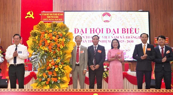 Đà Nẵng: Đại hội đai biểu Ủy ban MTTQ Việt Nam xã Thăng Điền lần thứ I, nhiệm kỳ 2025-2030