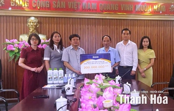 Thanh Hoá: Ủy ban MTTQ Việt Nam tỉnh tiếp nhận ủng hộ khắc phục hậu quả mưa lũ