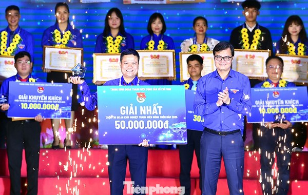 Lễ trao giải Cuộc thi Dự án khởi nghiệp thanh niên nông thôn năm 2025