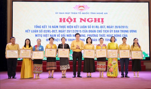 Phát huy sức mạnh đại đoàn kết – Dấu ấn 10 năm thực hiện Kết luận số 01/KL- ĐCT về công tác dân tộc ở Nghệ An