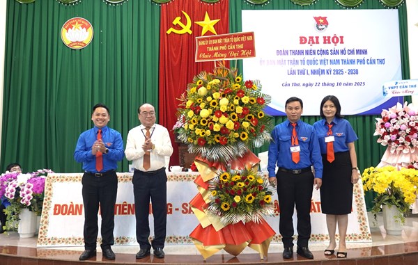 Cần Thơ: Đại hội Đoàn TNCS Hồ Chí Minh Ủy ban MTTQ Việt Nam TP Cần Thơ nhiệm kỳ 2025-2030
